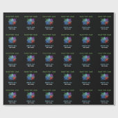 System-Farbfehler 404 Tech-Glitch-Mikrochip-Grafik Geschenkpapier (Flach)