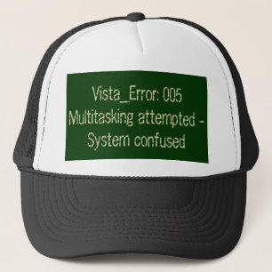 System-Fehlercode Truckerkappe