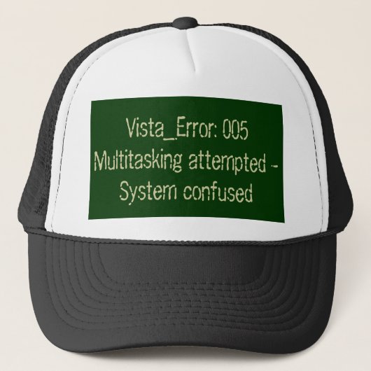 System-Fehlercode Truckerkappe (Vorderseite)