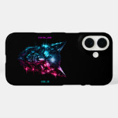 SYSTEM_GMR Cyberpunk Glitch-Schädel Hart Case-Mate iPhone Hülle (Rückseite (Horizontal))