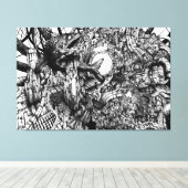 System Loop Leinwanddruck (Insitu (Holzboden))