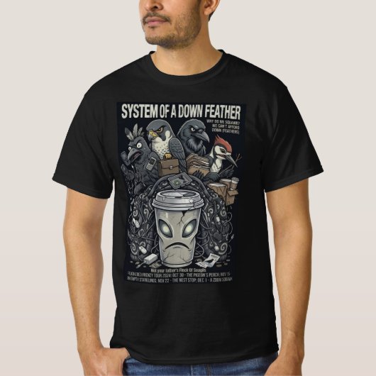 System Of A Down-Feder T-Shirt (Vorderseite)