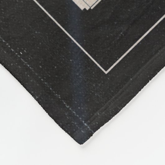 System Offline - Techno-Brutalist-Design Fleecedecke (Ecke)