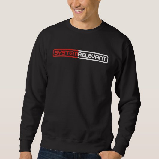 System Relief - Ich bin bei Zuhause # Zuhause Offi Sweatshirt (Vorderseite)