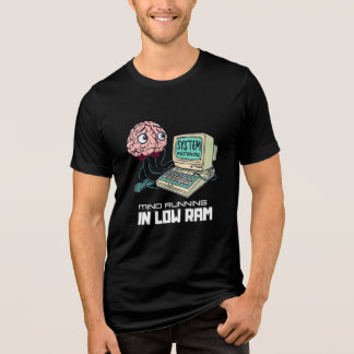 System Überdenken-Lustiges Design Tri-Blend Shirt