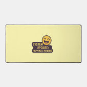 System Update: Happy Pending - Funny Tech Schreibtischunterlage (Vorderseite)