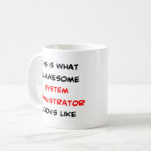 Systemadministrator, phantastisch kaffeetasse (Vorderseite Links)