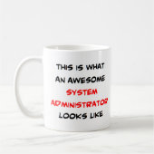 Systemadministrator, phantastisch kaffeetasse (Links)