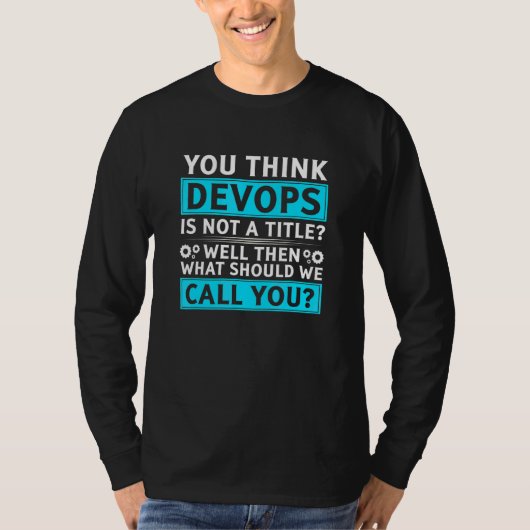 Systemadministrator und Entwickler für einen Cloud T-Shirt (Vorderseite)
