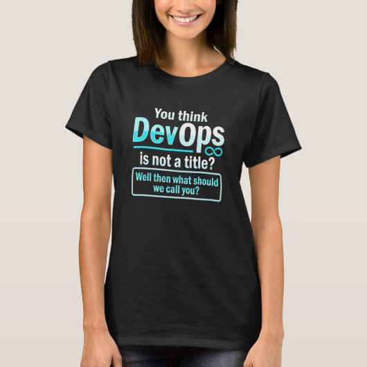 Systemadministrator und Entwickler für einen Cloud T-Shirt (Vorderseite)