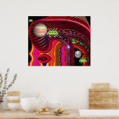 Systematische Solarpanik - Ken Gage Surreal Art Poster (Küche)