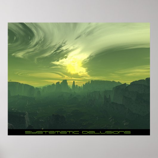 Systematische Wahnvorstellungen Poster (Vorne)