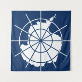 Systemband des Antarktis-Vertrags Wandteppich (Vorderseite (Horizontal))