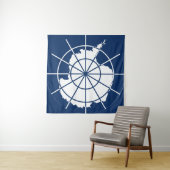 Systemband des Antarktis-Vertrags Wandteppich (Beispiel (Horizontal))