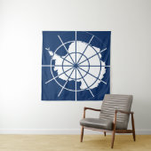 Systemband des Antarktis-Vertrags Wandteppich (Beispiel)