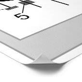 Systemdiagramm für den Wasserreaktor Poster (Ecke)