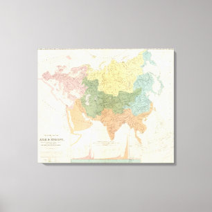 Systeme Asiens, Europa-Fluss Leinwanddruck
