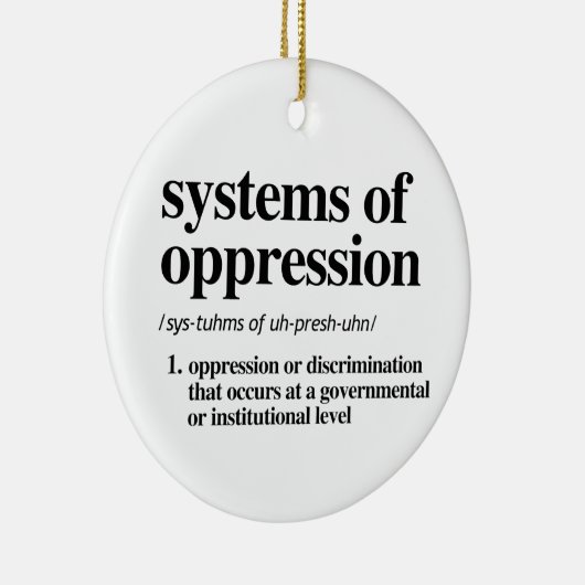 Systeme der Unterdrückung Definition Keramik Ornament (Rechts)