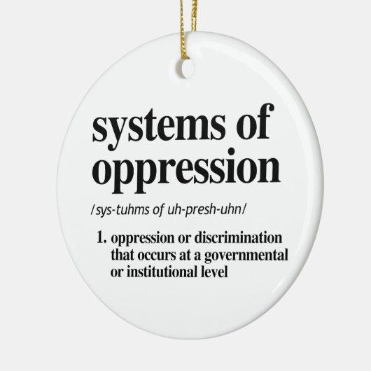 Systeme der Unterdrückung Definition Keramik Ornament (Links)