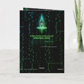 Systemfehler Cyberpunk Schreiender Schädel Grün Karte (Rückseite)