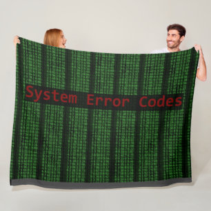 SYSTEMFEHLER FLEECEDECKE