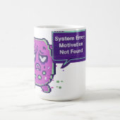 Systemfehler: Motivation nicht gefunden | Lustiger Kaffeetasse (Mittel)