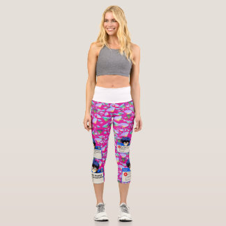 Systemfehler: Retro-Nerd-Ästhetik Capri Leggings
