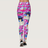 Systemfehler: Retro-Nerd-Ästhetik Leggings (Rückseite)