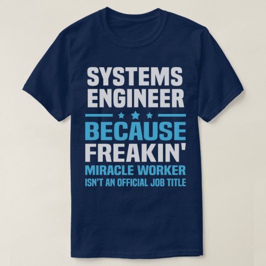 Systemingenieur T-Shirt (Design vorne)