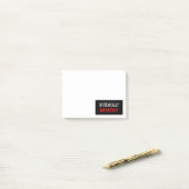 Systemisch wichtig post-it klebezettel (Auf Schreibtisch)