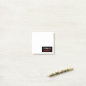 Systemisch wichtig post-it klebezettel (Auf Schreibtisch)