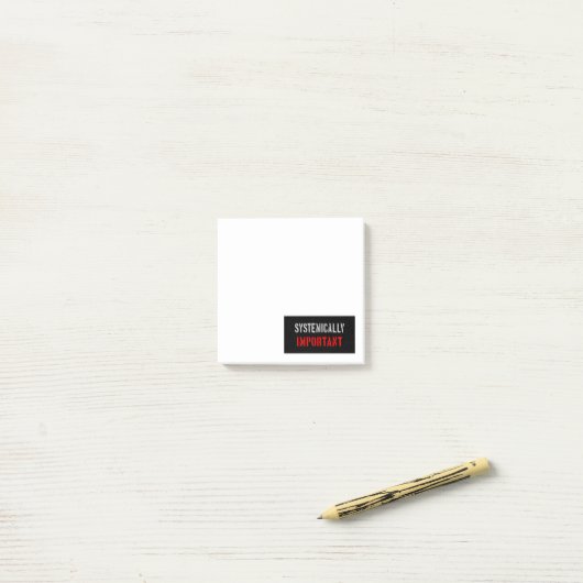 Systemisch wichtig post-it klebezettel (Auf Schreibtisch)