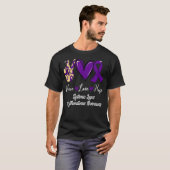 Systemischer Lupus Erythematodes Liebe Hoffnung Pu T-Shirt (Vorne ganz)