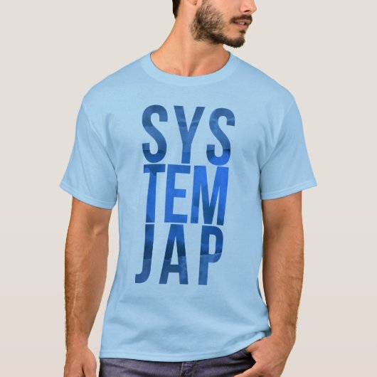 Systemjap Blau! T-Shirt (Vorderseite)
