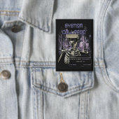 Systemkollaps - Techno-Dystopian Streetwear Button (Insitu)