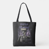 Systemkollaps - Techno-Dystopian Streetwear Tasche (Rückseite)