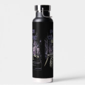 Systemkollaps - Techno-Dystopian Streetwear Trinkflasche (Links)