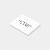 Systemneustart erforderlich Minimalist  Post-it Klebezettel (angewinkelt)