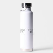 Systemneustart erforderlich Minimalist  Trinkflasche (Rechts)