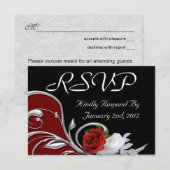 Systemreaktionskarten RSVP Karte (Vorne/Hinten)