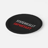 Systemrelevant Pappteller (Schrägansicht)