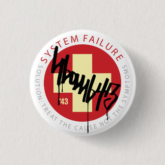 Systems-Kreuz - Rot Button