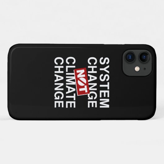 Systemveränderungen und nicht Klimawandel Case-Mate iPhone Hülle (Rückseite (Horizontal))