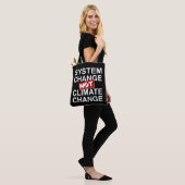 Systemveränderungen und nicht Klimawandel Tasche (Am Model)