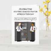 Systemverwalter-Anerkennungs-Tag - Juli Karte (Gelbe Blume)