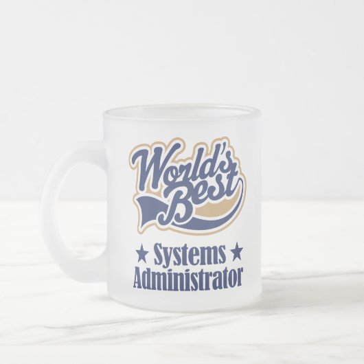 Systemverwalter Mattglastasse (Links)