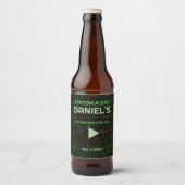 Systemwarnung Hacker-Junggesellenabschied-Bieretik Bierflaschenetikett (Vorderseite)