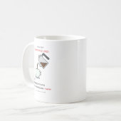 Systemwarnung Kaffee erforderlich SQL Humor Tasse (Vorderseite Links)