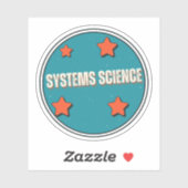 Systemwissenschaft Aufkleber (Blatt)