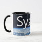 "Syzygy" Entwurf (1) auf Tasse des Weckers 15oz (Links)